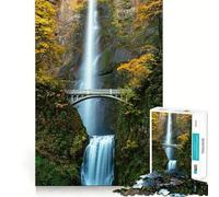 Rompecabezas de Cascada de 1000 Piezas Estimula la concentración Divertido Corte láser para un Ajuste Actividad para Compartir con Tus Seres Queridos (50x75cm)