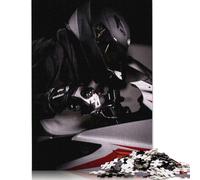 Rompecabezas de Casco de Bicicleta de 1000 Piezas para Adultos y Adolescentes, Rompecabezas de Madera, Juego para Explorar la Creatividad y la resolución de Problemas, 1000 Piezas (75 x 50 cm)