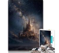 Rompecabezas de Castillos para Adolescentes, ejercita el Cerebro, Juguetes adictivos para Cultivar la Paciencia, Ideal para Parejas (38x26cm)