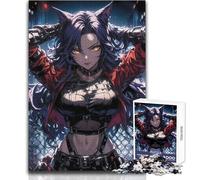 Rompecabezas de Catwoman Urbana Feroz para Adultos, 1000 Piezas, Juego Educativo Inteligente y Divertido, Gran Regalo conmovedor y significativo, tamaño 50x75cm