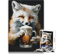 Rompecabezas de Cerveza Arctic Fox para Adolescentes, 1000 Piezas, solución de Problemas, Educativo, Divertido, Regalo Maravilloso y reflexivo, tamaño 38x26cm
