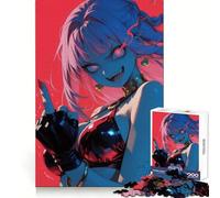 Rompecabezas de Chica Anime con Actitud para Adultos, 1000 Piezas, Ejercicio Mental, Entretenimiento Agradable, Corte preciso, Regalo de cumpleaños (50x75cm)