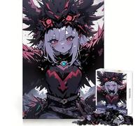 Rompecabezas de Chica Anime con alas de Cuervo para Adultos, 1000 Piezas, Ejercicio Mental, diversión sin estrés, Bordes nítidos, Regalo Original (38x26cm)