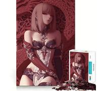Rompecabezas de Chica Anime con dragón para Adultos,1000 Piezas,Juego de Memoria Cerebral,Corte Fino,Acabado Premium,Forma entretenida de Pasar el Tiempo Libre (38x52cm)