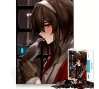 Rompecabezas de Chica Anime con Paloma,1000 Piezas,Juguete de construcción Focus Building Toy,Ajuste Huecos,Actividad gratificante para días lluviosos (50x75cm)