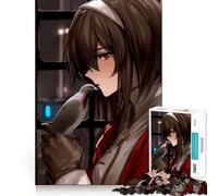 Rompecabezas de Chica Anime con Paloma,1000 Piezas,Juguete para desarrollar la Capacidad cognitiva,Superficie Lisa y sin Rebabas,Actividad Relajante para Grupos en Interiores (38x26cm)