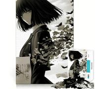Rompecabezas de Chica Anime con Papeles para Adultos 1000 Piezas Juego Think Boost Estructura de Encaje precisa fácil de Aprender diversión para Toda la Familia (38x26cm)