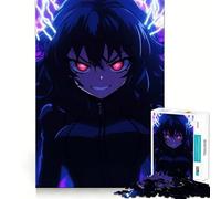 Rompecabezas de Chica Anime con Poder eléctrico de 1000 Piezas para Adolescentes Juego para estimular la Mente Ensamblaje Firme y Seguro Actividad Divertida para Toda la Familia (38x26cm)