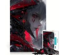 Rompecabezas de Chica Anime de la Muerte Blanca para Adolescentes 1000 Piezas Divertido Juego de Memoria Superficie Lisa sin Rebabas Regalo de cumpleaños Juguete para ejercitar la Mente (38x26cm)