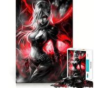 Rompecabezas de Chica Demonio súcubo para Adultos, 1000 Piezas, Juguete de lógica Afilada, Divertido, de Corte preciso, Regalo Memorable 38x52cm