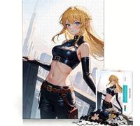 Rompecabezas de Chica elfa de Anime para Adultos,1000 Piezas,Juego Think Boost,Estructura de Encaje precisa,fácil de Aprender,diversión para Toda la Familia (50x75cm)