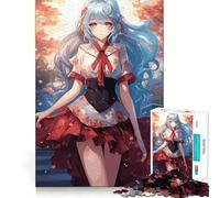 Rompecabezas de Chicas Anime adorables de 1000 Piezas,Divertidos,para Aumentar la concentración,Cortados con láser para un Ajuste, Actividad para Compartir con Seres Queridos (50x75cm)