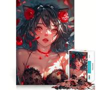 Rompecabezas de Chicas Anime para Adolescentes, 1000 Piezas, Juguete Inteligente, Juego Relajante, Corte Suave, Regalo increíble 50x75cm
