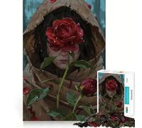 Rompecabezas de Chicas Anime para Adultos,1000 Piezas,Juego para estimular la Mente,tamaño Uniforme,Piezas precisas,Ideal para Viajar, ejercitar la Mente (50x75cm)