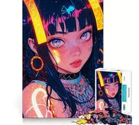 Rompecabezas de Chicas Anime para Adultos, 1000 Piezas, Juguete para ejercitar la Mente, diversión silenciosa, Corte preciso, decoración de Pared 50x75cm