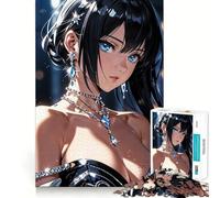 Rompecabezas de Chicas Anime sexys para Adultos, 1000 Piezas, fortalece la Memoria, Alivia el estrés, Borde Liso, Regalo sincero 38x26cm