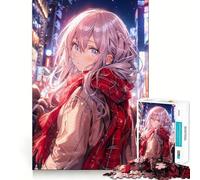 Rompecabezas de Chicas Anime Waifu 1000 Piezas Juego Divertido sin Rebabas Piezas de Corte Limpio portátil Ideal para Viajes (50x75cm)