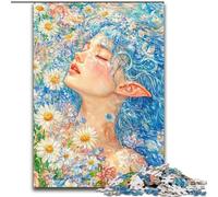 Rompecabezas de Chicas de Anime para Adultos, 1000 Piezas, Juguetes desafiantes Cada Pieza es única Diversión Familiar desafiante (tamaño 26x38cm)