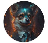 Rompecabezas de Chihuahua Boss para Adultos, 1000 Piezas, Padres, Parejas y Amigos (a Partir de 14 años), 67,5 x 67,5 cm