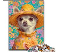 Rompecabezas de Chihuahua de Moda para Adultos 2000 Piezas, Difícil de completar, Pero Divertido y Divertido Regalo de Cumpleaños, Arte Mural 70x100cm