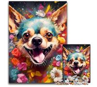 Rompecabezas de Chihuahua para Adultos, 1000 Piezas de cartón, desafiante Rompecabezas para Adolescentes, diversión Familiar, 26x38cm/10,23x14,96 Pulgadas