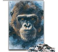 Rompecabezas de Chimpancé Humeante para Adolescentes, 2000 Piezas, Juegos Educativos, Decoración del Hogar, Apto para Escritorio (70x100cm)