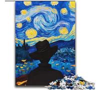 Rompecabezas de Cielo Nocturno de Van Gogh de 2000 Piezas para Adolescentes Un Juego desafiante Ideal para Regalar a Toda la Familia (70x100cm)