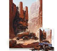 Rompecabezas de Ciencia ficción Puesto avanzado en Marte para Adultos, 1000 Piezas, lógica Clara, Juguete, pasatiempo Tranquilo, Corte Perfecto, Regalo Elegante (50x75cm)