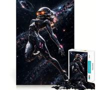 Rompecabezas de Ciencia ficción Space Girl para Adultos, 1000 Piezas, Juguete de lógica, antiestrés, Corte de precisión, Regalo para Festivales (50x75cm)