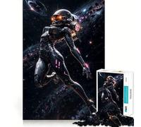 Rompecabezas de Ciencia ficción Space Girl para Adultos, 1000 Piezas, Rompecabezas para ejercitar la Mente, Ideal para el hogar, Regalo de cumpleaños (38x26cm)