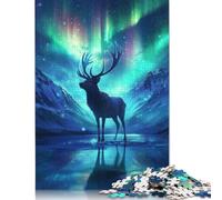 Rompecabezas de Ciervo majestuoso, Juguete de descompresión, Rompecabezas Rectangular de Papel para niños y Adultos a Partir de 12 años, 1000 Piezas (75 x 50 cm)