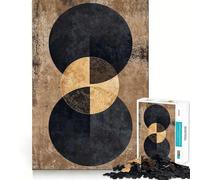 Rompecabezas de círculos rústicos para Adultos, 1000 Piezas, Mejora la Memoria, relaja la Mente, Pieza de colección de Arte de Bordes Afilados (50x75cm)