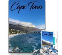 Rompecabezas de Ciudad del Cabo de 1000 Piezas para Adultos, Juego desafiante y Familiar, decoración de Pared, cumpleaños y Navidad, 50x75cm