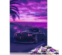 Rompecabezas de Coche Deportivo artístico, Juguete de descompresión, cartón 100% Reciclado, para Adultos, Adolescentes, Regalo del Día del Padre, 1000 Piezas (38 x 26 cm)