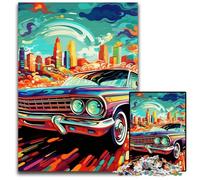 Rompecabezas de Coche Deportivo de 1000 Piezas para Adultos, desafiante Juego para Adultos, Actividad interactiva Familiar, 50x75cm/19,68x29,52 Pulgadas