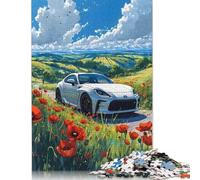 Rompecabezas de Coche Deportivo de Papel, Juguete de descompresión, Rompecabezas Rectangular para niños y Adultos a Partir de 12 años, 1000 Piezas (38 x 26 cm)