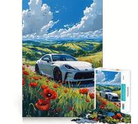 Rompecabezas de Coches Deportivos con Cielo Estrellado, 1000 Piezas para Adolescentes Mejora la Memoria Divertido y Relajante Piezas de colección con Corte nítido 38x26cm