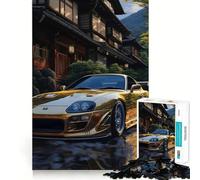 Rompecabezas de Coches Deportivos con Cielo Estrellado para Adolescentes, 1000 Piezas, Juguete Inteligente, Tiempo Libre, Corte preciso, Regalo de Temporada 38x52cm