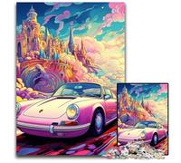 Rompecabezas de Coches Deportivos de 1000 Piezas para Adultos, Cerebro, Actividad educativa para Adolescentes, 50x75cm/19,68x29,52 Pulgadas.