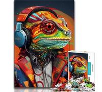 Rompecabezas de cocodrilos del Nilo de 1000 Piezas para Adolescentes Ejercita el Cerebro Juguetes adictivos para Cultivar la Paciencia Juego de desafío único (50x75cm)