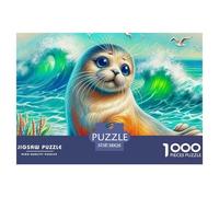 Rompecabezas de Cocodrilos, Rompecabezas para Adultos y Niños. 1000 Piezas Desafío Caprichoso Juguete Educativo Juego Decoración Hogar para Adultos y Niños a Partir de 14 Años 38x26cm/1000pcs