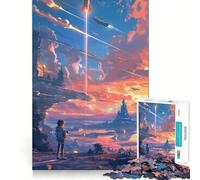 Rompecabezas de Cohete Espacial para Adultos, 1000 Piezas, Smart Reason Toy Group Joy Smooth Edge Fine Art Piece 38x52cm