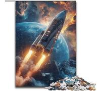 Rompecabezas de Cohetes de 1000 Piezas para Adultos, Actividades Divertidas para armar en casa, Regalo de cumpleaños, Regalo de Viaje (26x38cm)