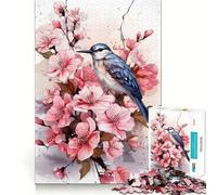 Rompecabezas de colibrí en Acuarela 1000 Piezas Divertido de Calidad Profesional Ideal para ejercitar la Mente Actividad Mental (50x75cm)