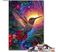 Rompecabezas de colibrí para Adultos y Adolescentes, Ideal como Juego Educativo, Regalo de cumpleaños, decoración de Pared (50x75cm)