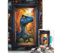 Rompecabezas de Collage de Dinosaurios para Adolescentes, 1000 Piezas, Juegos Familiares Divertidos, Toda la Familia, 38x26cm