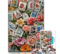 Rompecabezas de Collage de Plantas y Flores para Adultos y Adolescentes Ayuda a ejercitar el Cerebro Juguetes adictivos para Cultivar la Paciencia Gran Regalo 50x75cm