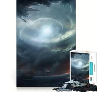 Rompecabezas de Collage Espacial con Cielo tormentoso para Adolescentes, 1000 Piezas, Juguete Inteligente, Tiempo Libre, Corte preciso, Regalo de Temporada 38x26cm