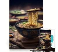 Rompecabezas de Comida Japonesa Ramen para Adultos, 1000 Piezas, Juego Inteligente, Divertido y Relajante, Ideal para armar, (38x52cm)