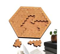 Rompecabezas de composición | Juego interactivo de rompecabezas de geometría Y | rompecabezas de madera de desafío de arte - Para hombres, mujeres, niñas, adolescentes, adolescentes, marido, hijo